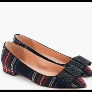 J. Crew Tartan Plaid Flats